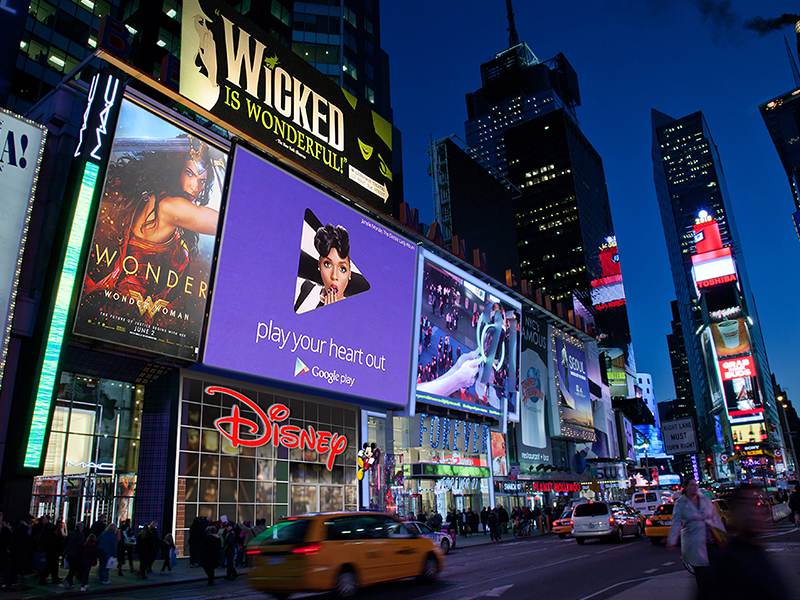 大型商业街区广告大屏幕