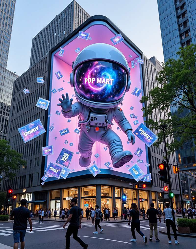 户外裸眼3D显示屏