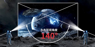 广角显示，满足演出现场需求