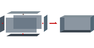 支持任意角度的完美拼接